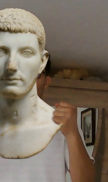 Roman marble bust