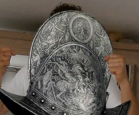 Etched morion