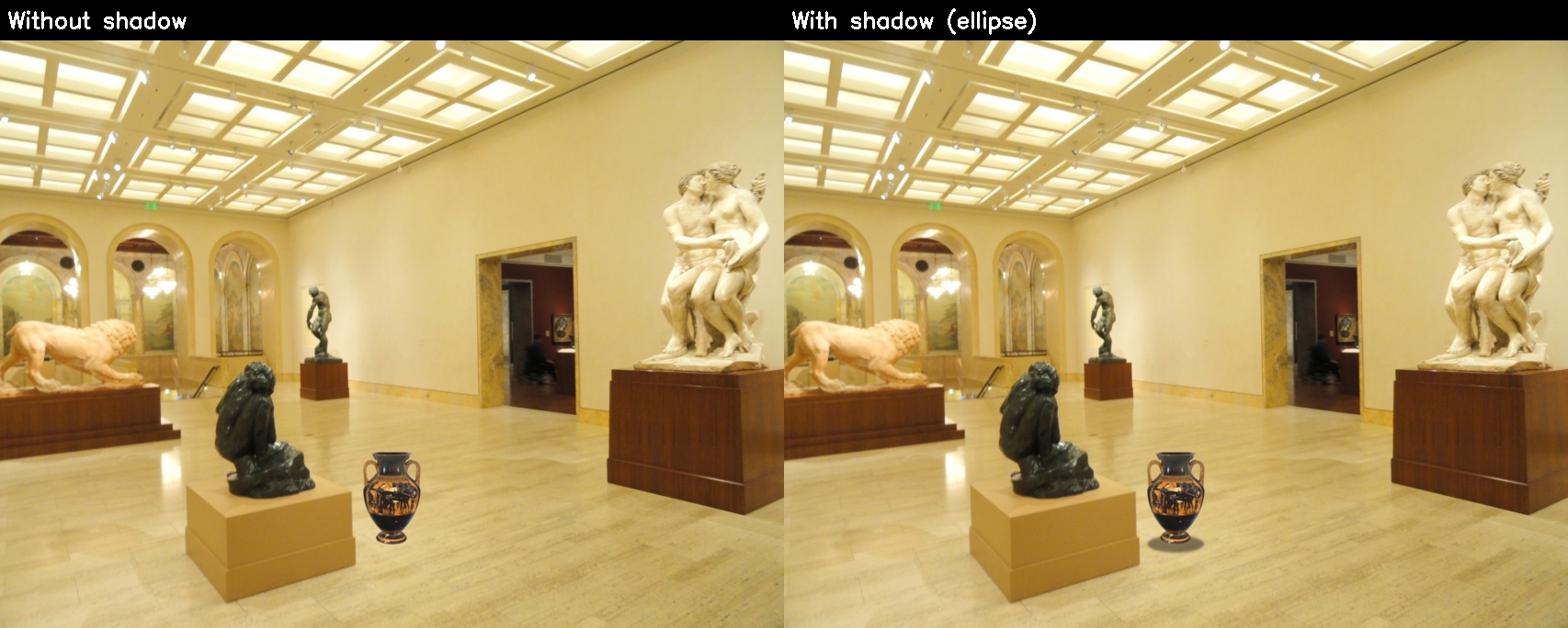 Contact shadow